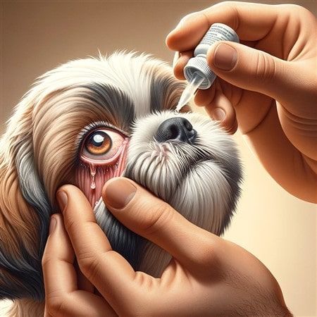 Shih tzu with one best sale blue eye